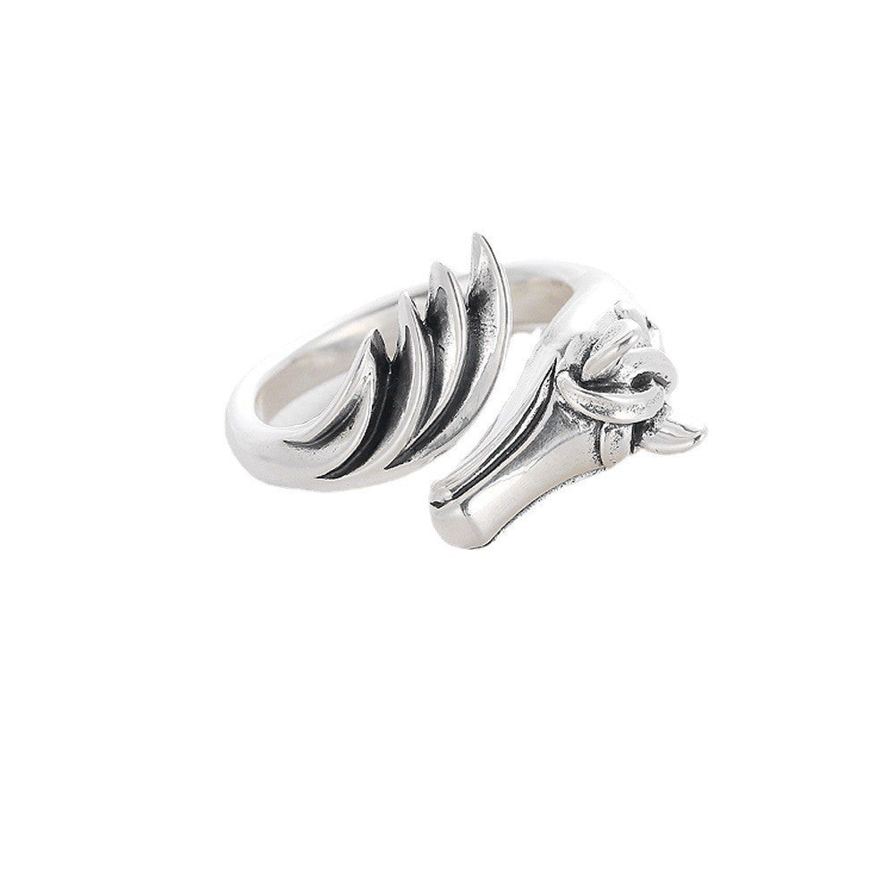 Women's & Men's Design Beast Pegasus Fashion Trend Gift For Ring