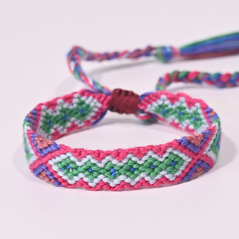 Stepped Into Nepal Ethnic Style Hand-knitted Bracelets
