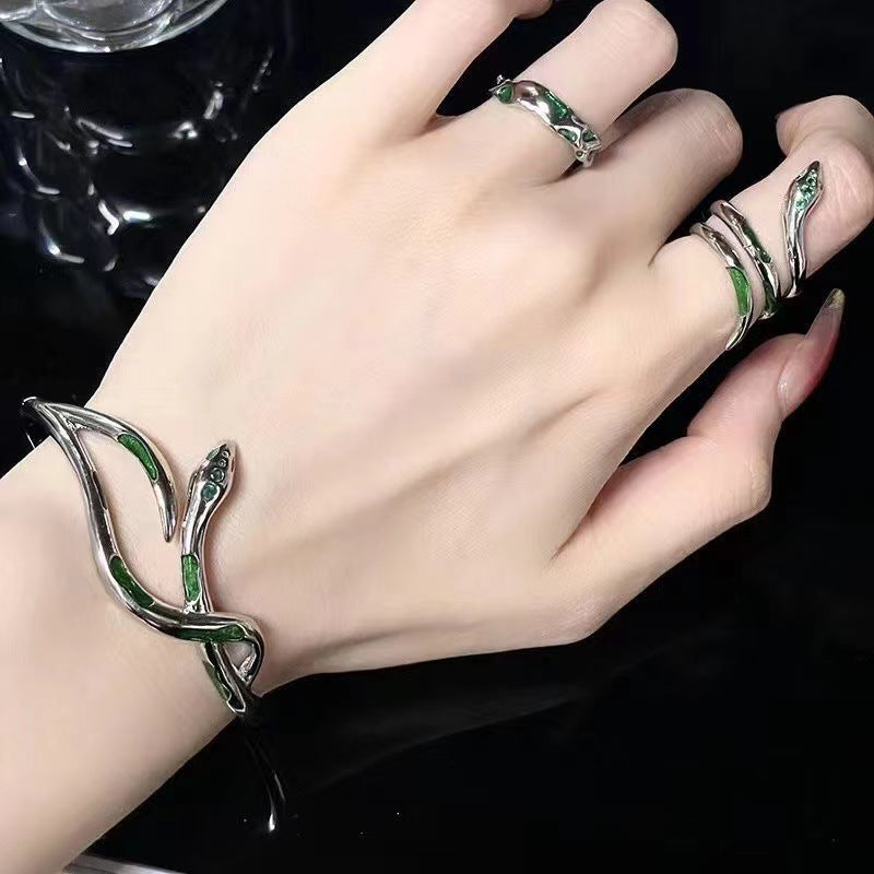 Street Cold Light Luxury Snake-shaped Trendy Bracelet