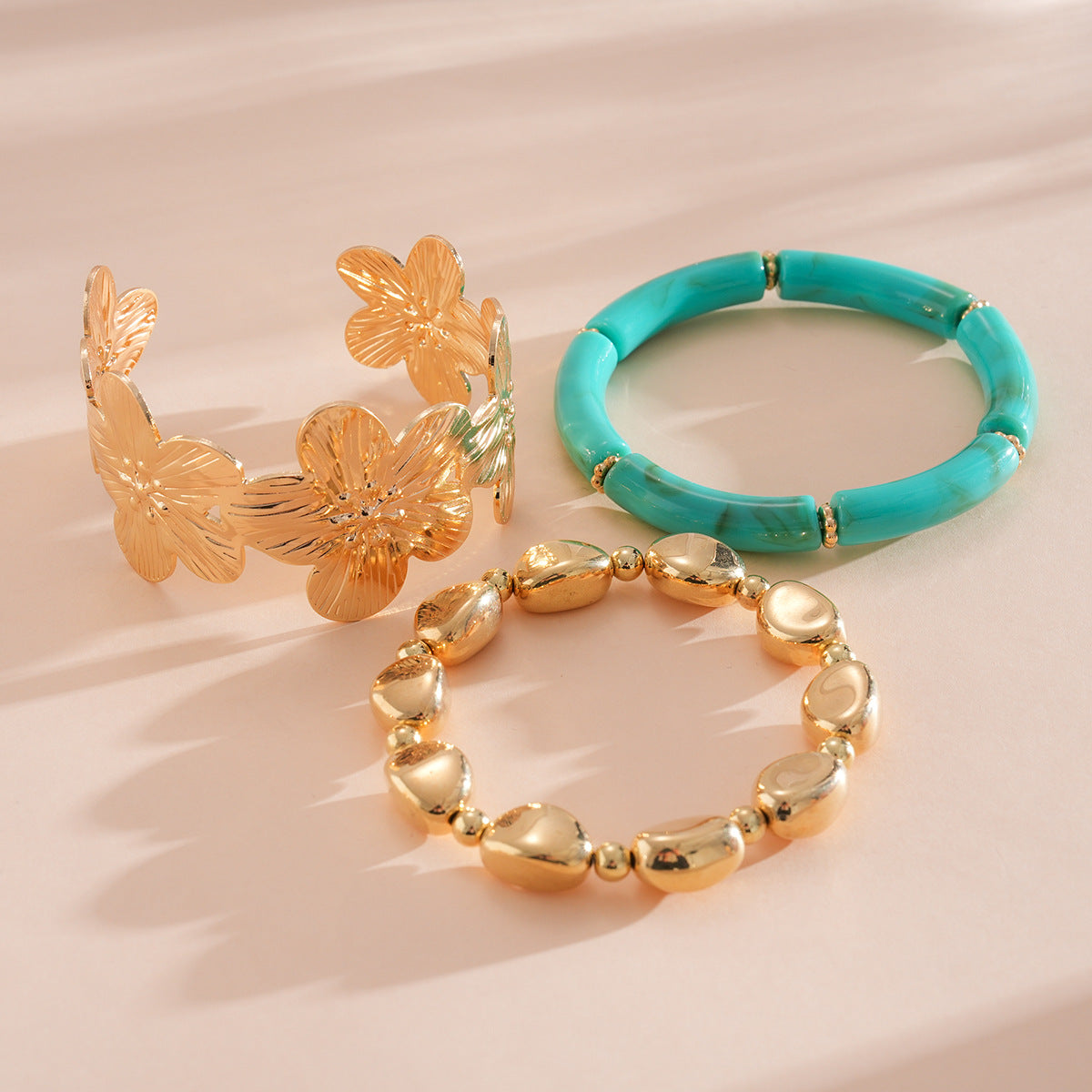 Acrylic Glossy Blooming Korean Style Simple Light Luxury Bracelet