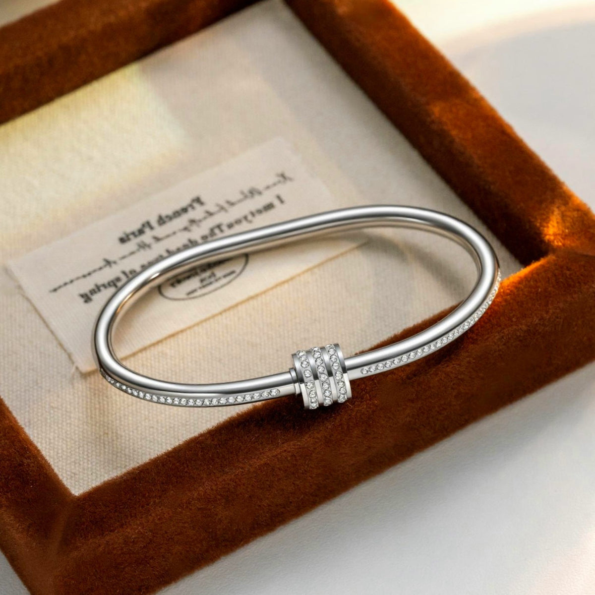 Small Waist Titanium Steel Female Special Interest Light Luxury High-grade Bracelets