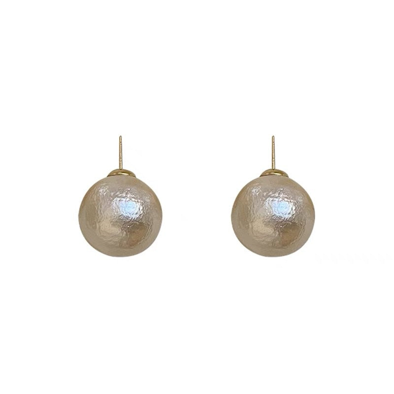 Women's Large Pearl Summer Temperament Full Of French Earrings