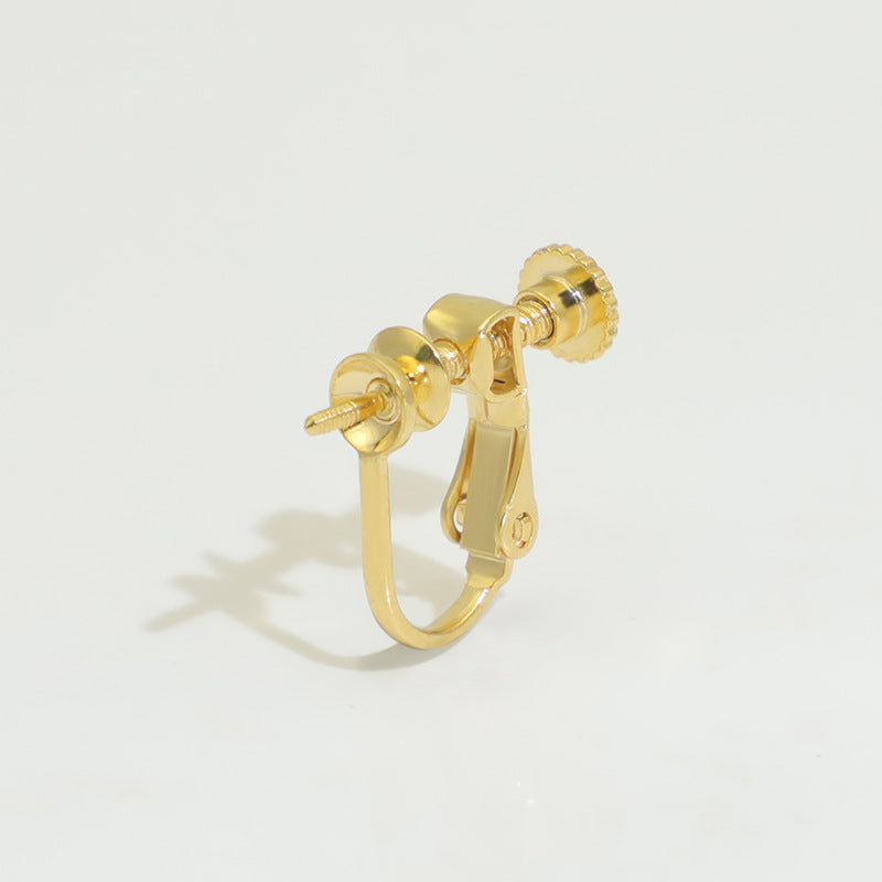 Screw Without Piercing Adjustable Spiral Hair Pin Ear Clip
