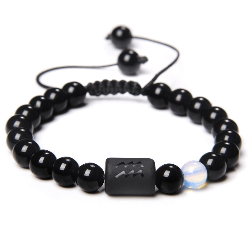 Women's & Men's Twee Constellation Woven Stone Beaded Adjustable Bracelet