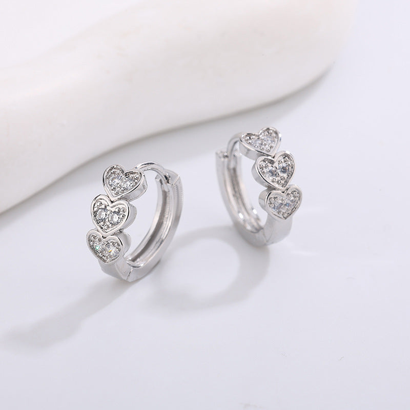 Women's High-grade Night Market Style Graceful Ear Clips Rings