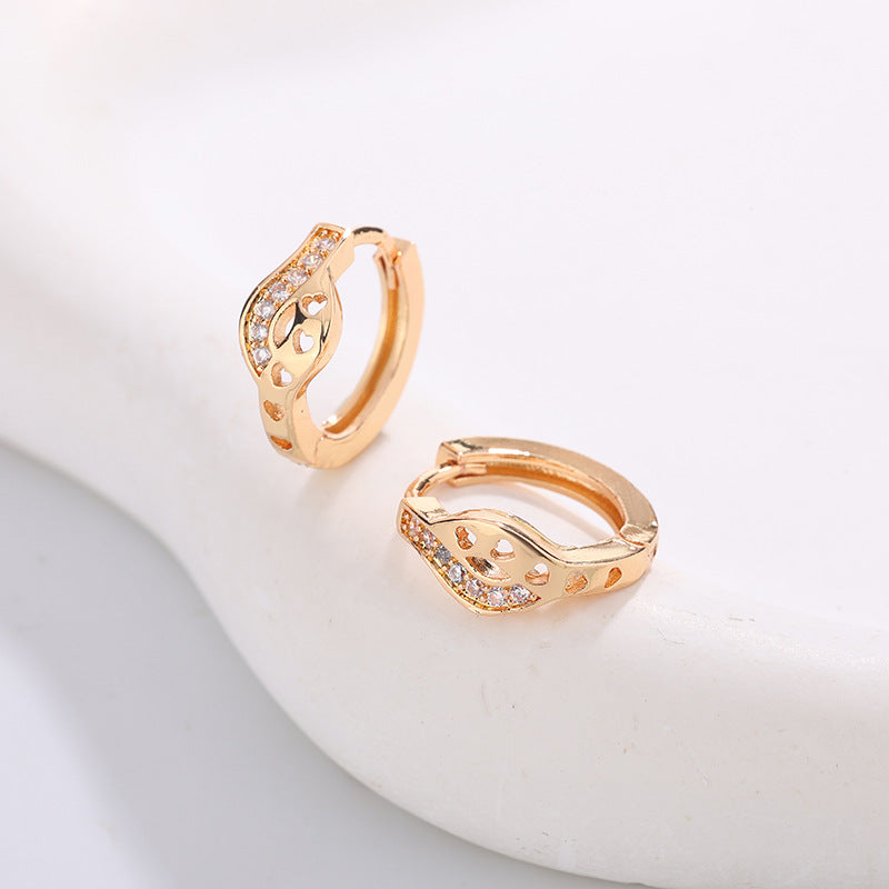 Women's High-grade Night Market Style Graceful Ear Clips Rings