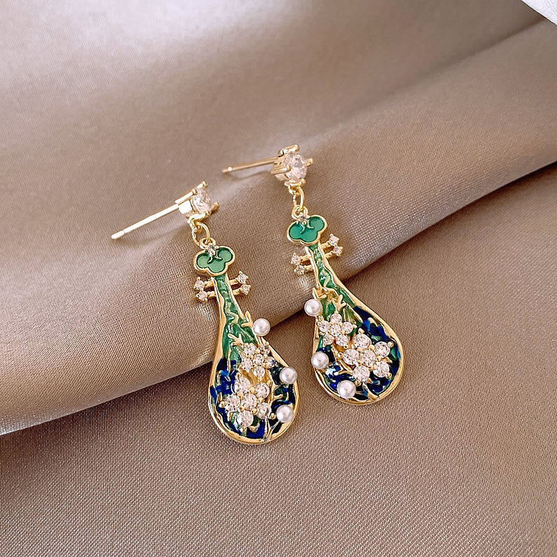 Women's Needle Ancient Style Pipa Fashionable Light Luxury High-grade Rings