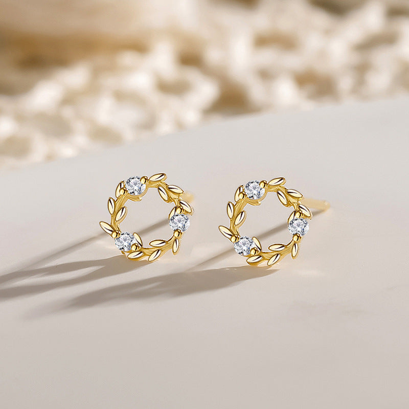 Women's Sterling Sier Garland For Design Style Small Ear Before Earrings