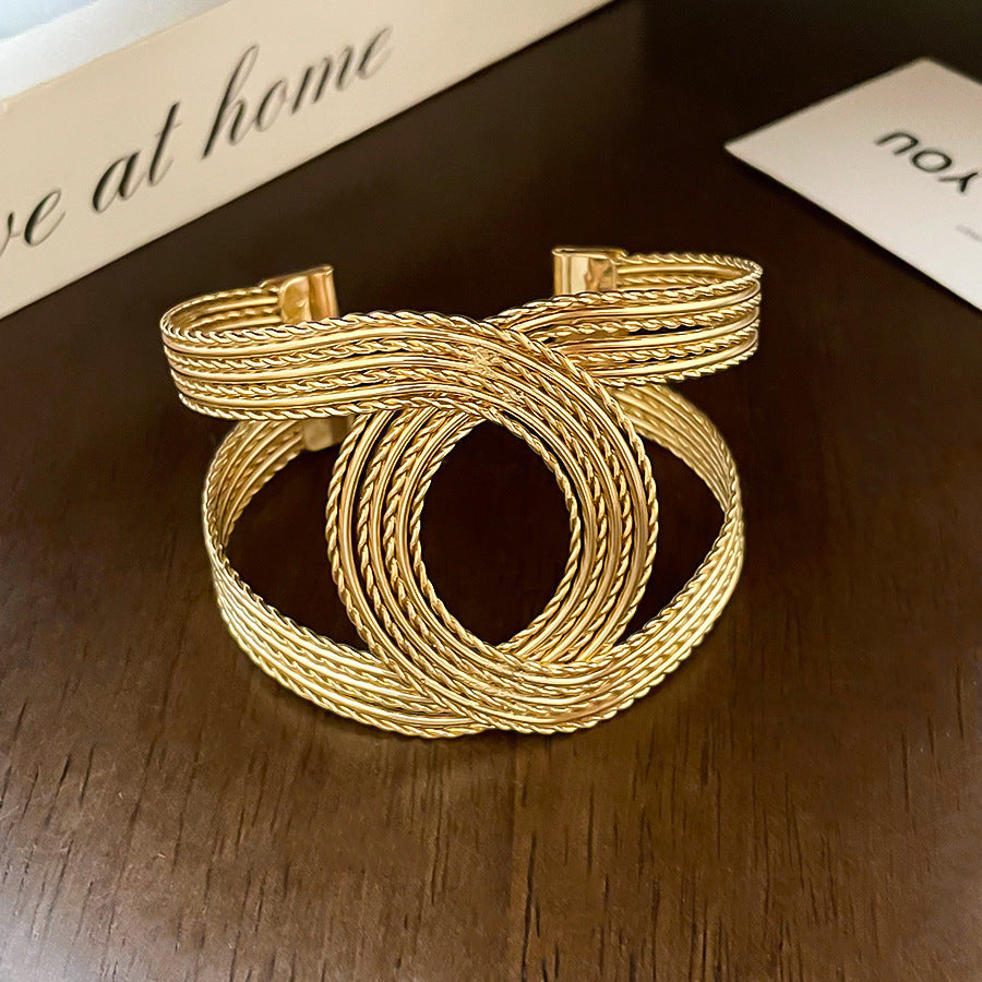 Acrylic Glossy Blooming Korean Style Simple Light Luxury Bracelet