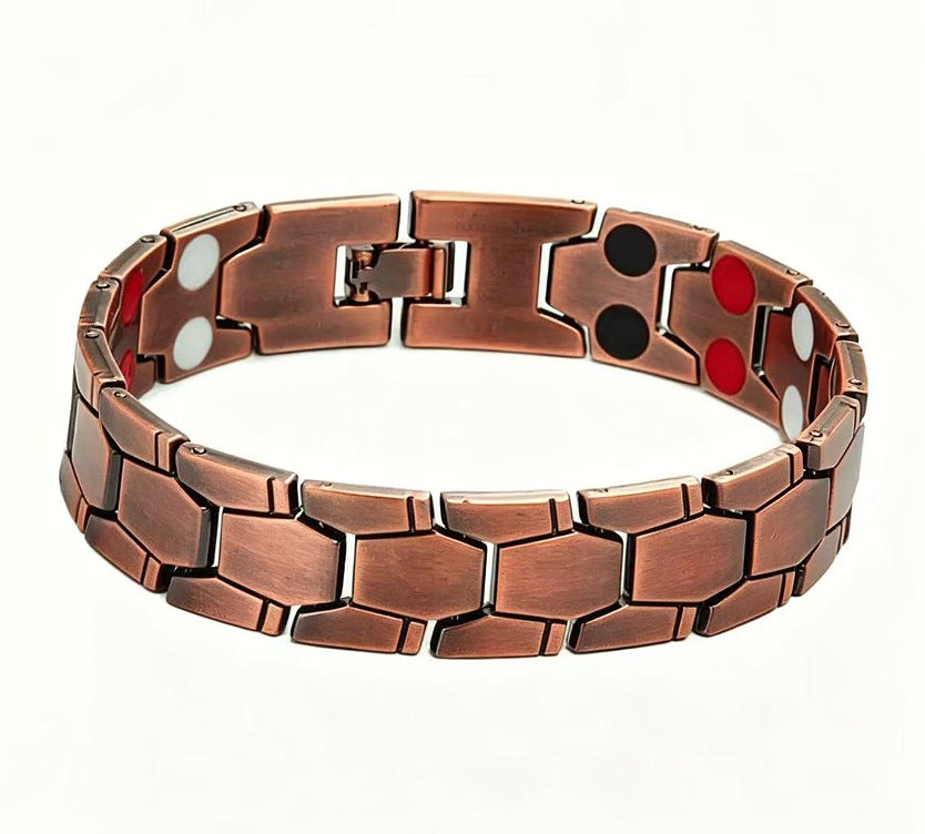 Women's Magnet Affordable Luxury Fashion Clover Alloy Diamond Single Bracelet