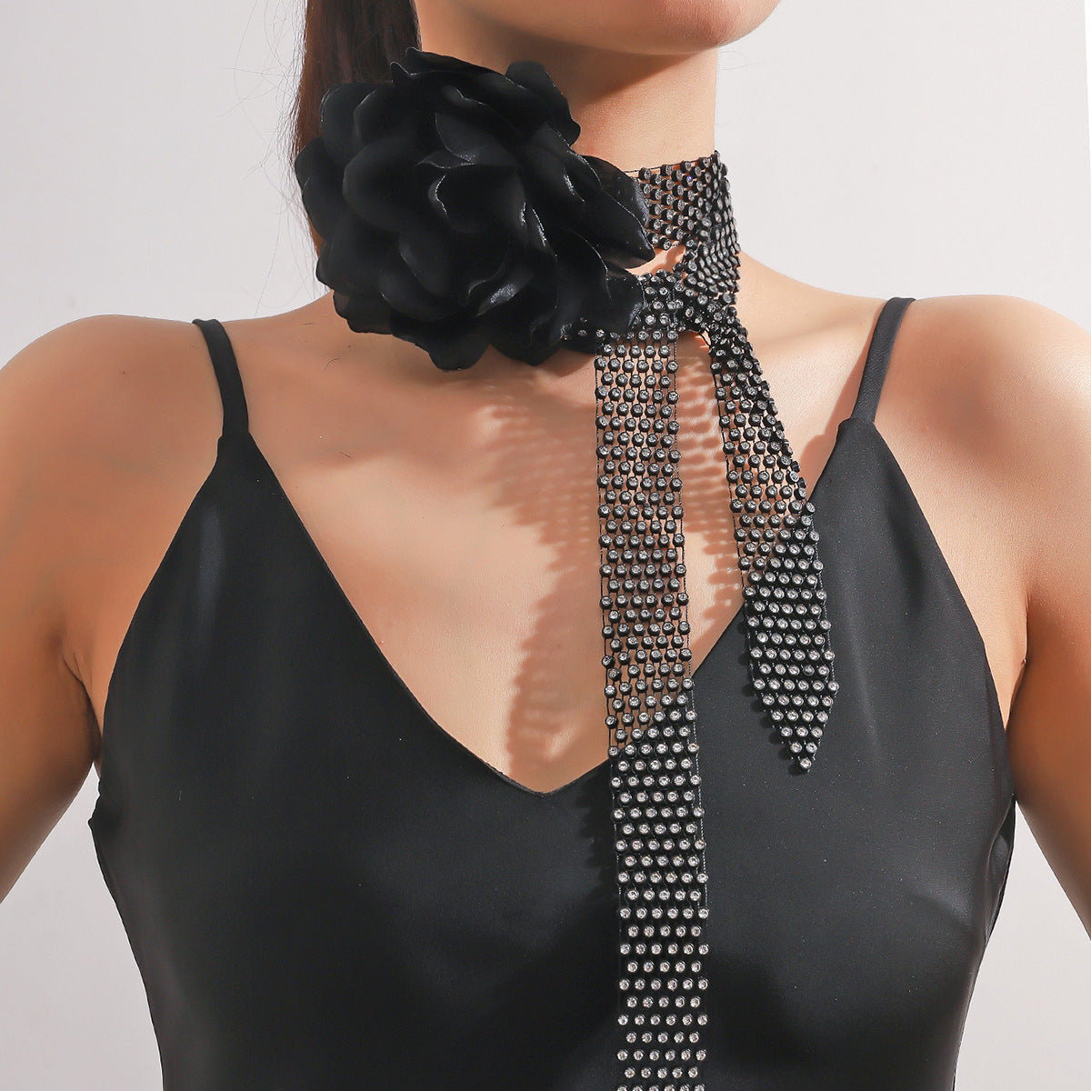 Exaggerated Diamond Mesh Width Dinner Accessories Necklaces