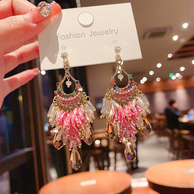 Women's Retro Affordable Luxury Sier Pin Fashionable Earrings