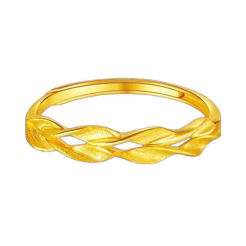 Fire Does Not Fade Vietnam Placer Gold Panicle Safe Imitation Rings