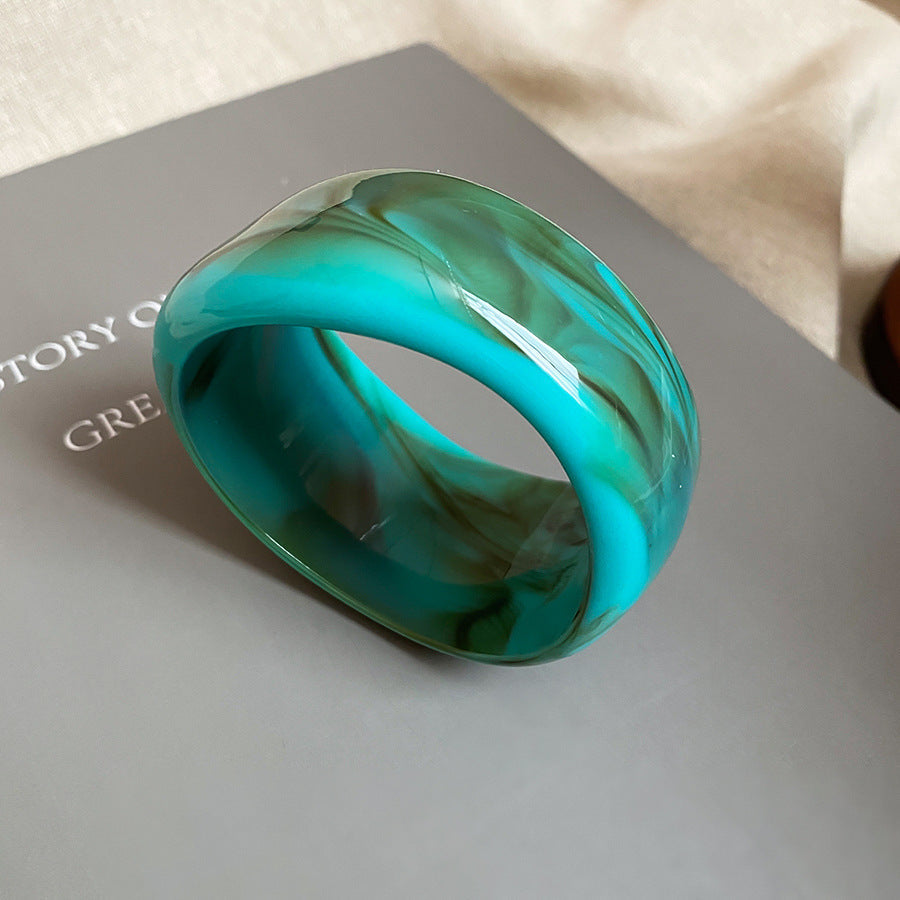 Acrylic Glossy Blooming Korean Style Simple Light Luxury Bracelet