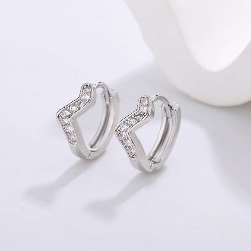 Women's High-grade Night Market Style Graceful Ear Clips Rings