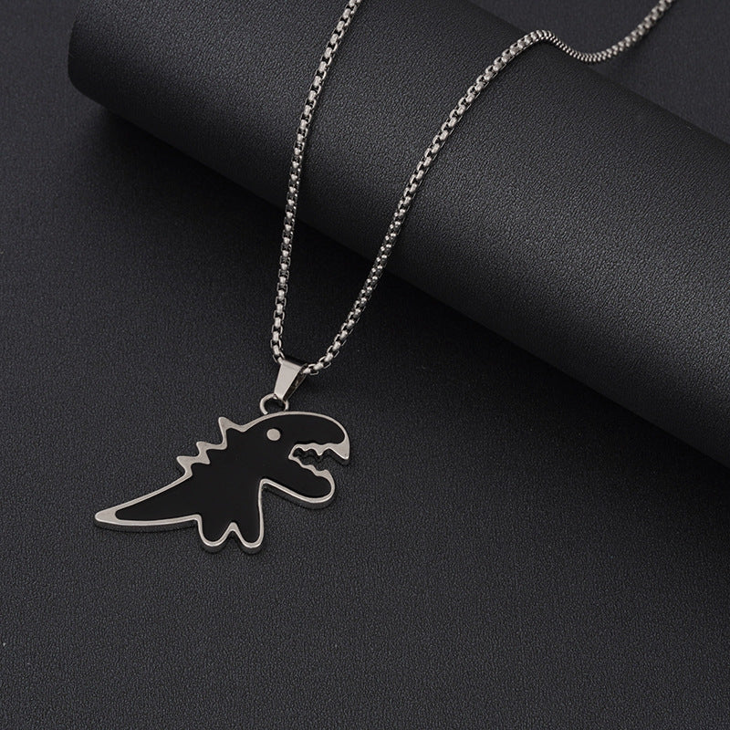 Women's & Men's Steel Hip Hop Fashion Catwalk Sweater Necklaces