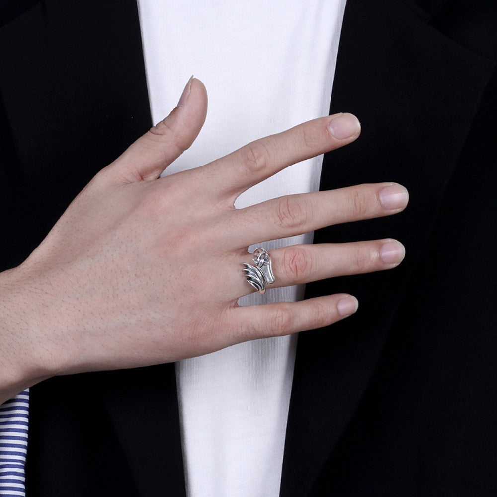 Women's & Men's Design Beast Pegasus Fashion Trend Gift For Ring