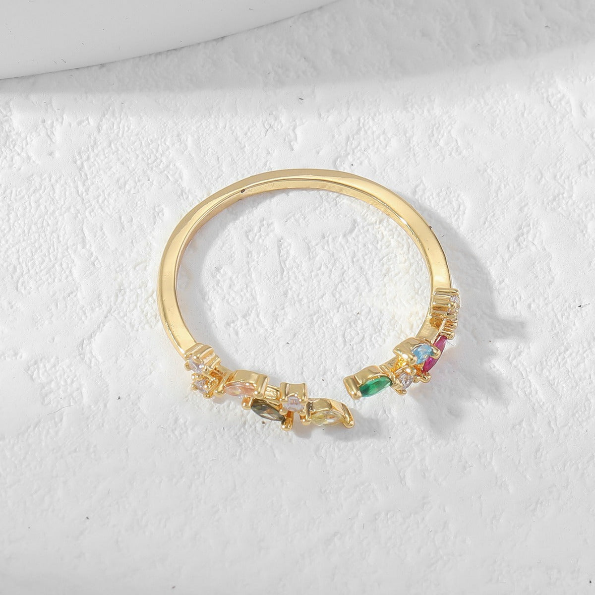 Flower Geometric Open Wheat Fashion Shank Rings
