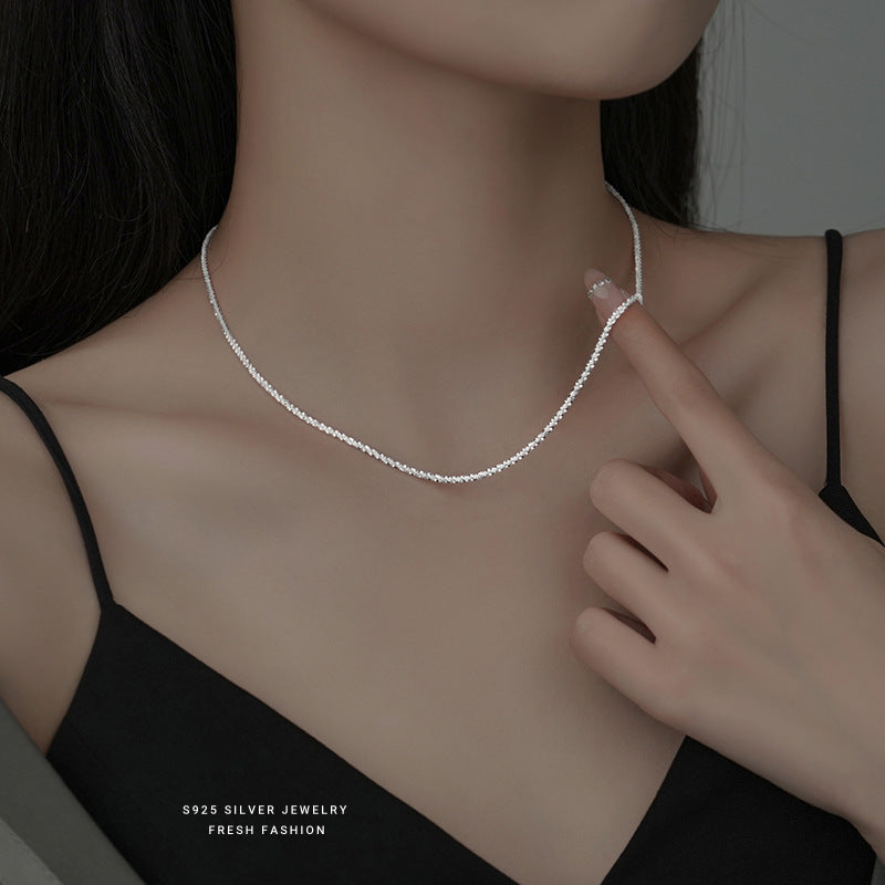 Glitter Choker Simple Personality Special Interest Necklaces