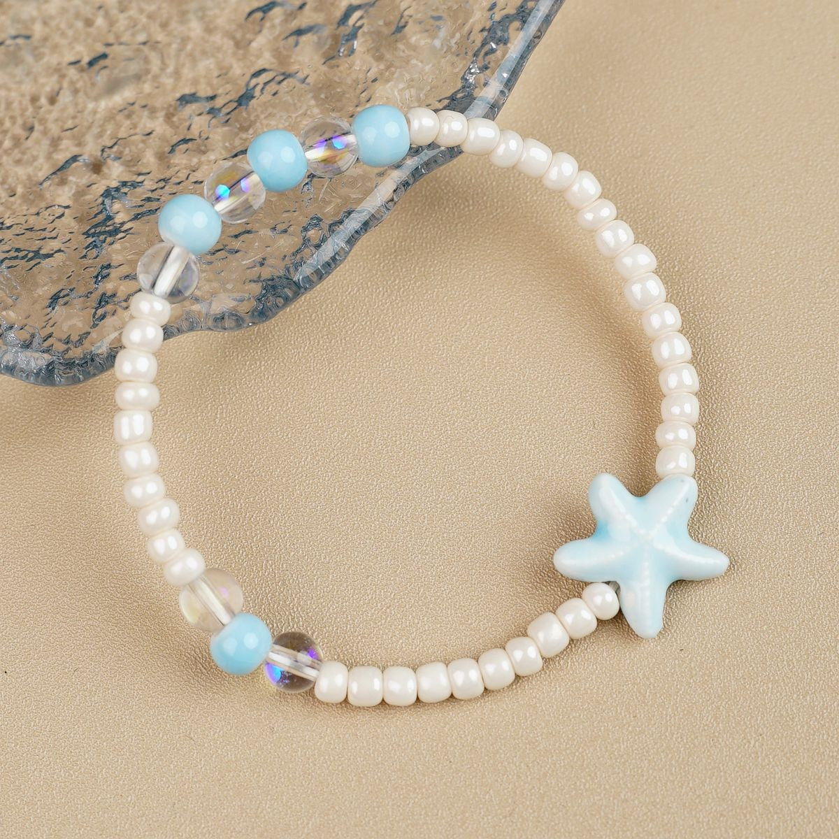 Ceramic Painted Pottery Beads Female Literary Bracelet