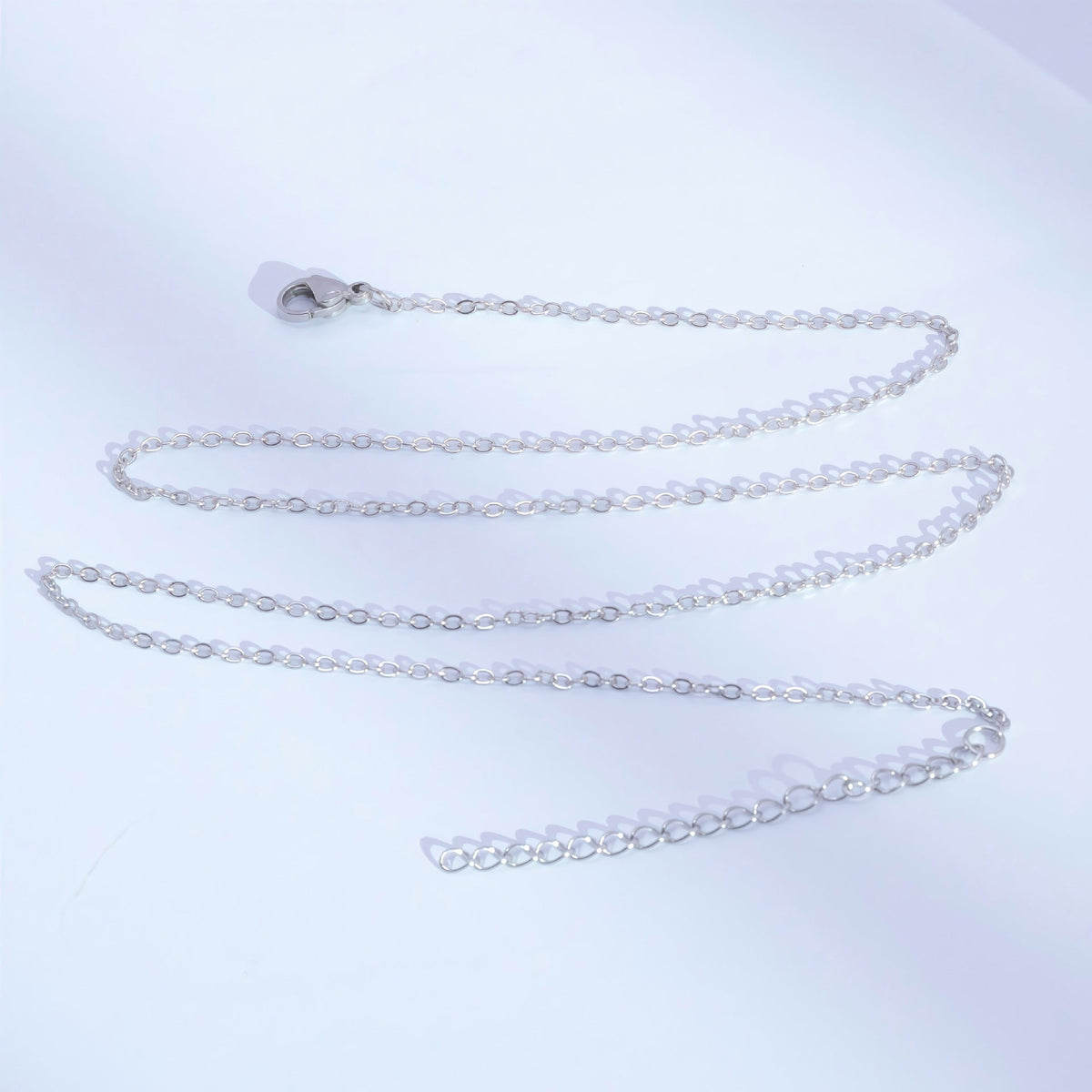 Korean Style Simple Cross Chain Clavicle Unisex Vacuum Necklaces