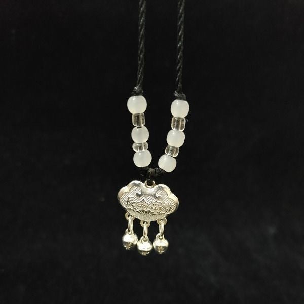 Longevity Lock Female Safe Trip Sier Necklaces