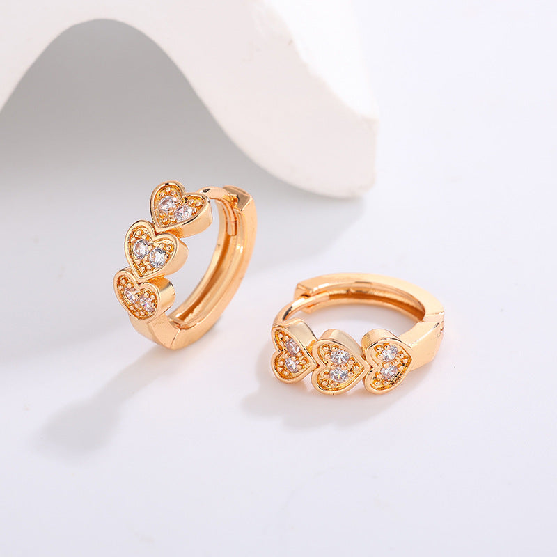 Women's High-grade Night Market Style Graceful Ear Clips Rings