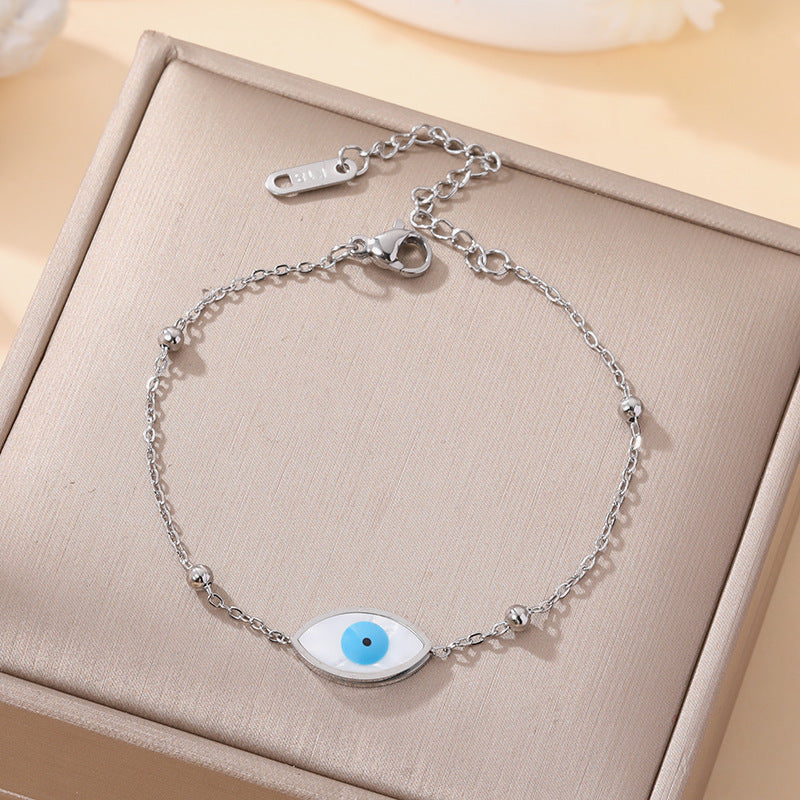 Women's Fashion Devil's Eye Titanium Steel Light Bracelet