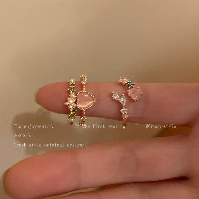 Special Interest Light Luxury High Sense Index Finger Unique Retro Rings