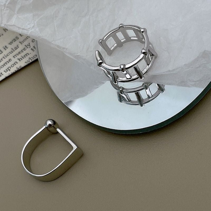 Personalized Fence Female Trendy Niche Advanced Design Sweet Cool Index Ring