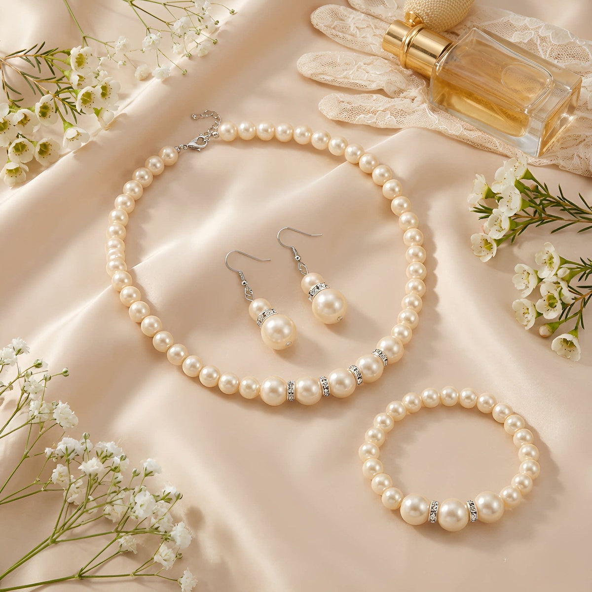 Exquisite Elegant Retro Shaped Baroque Pearl Korean Style Rings