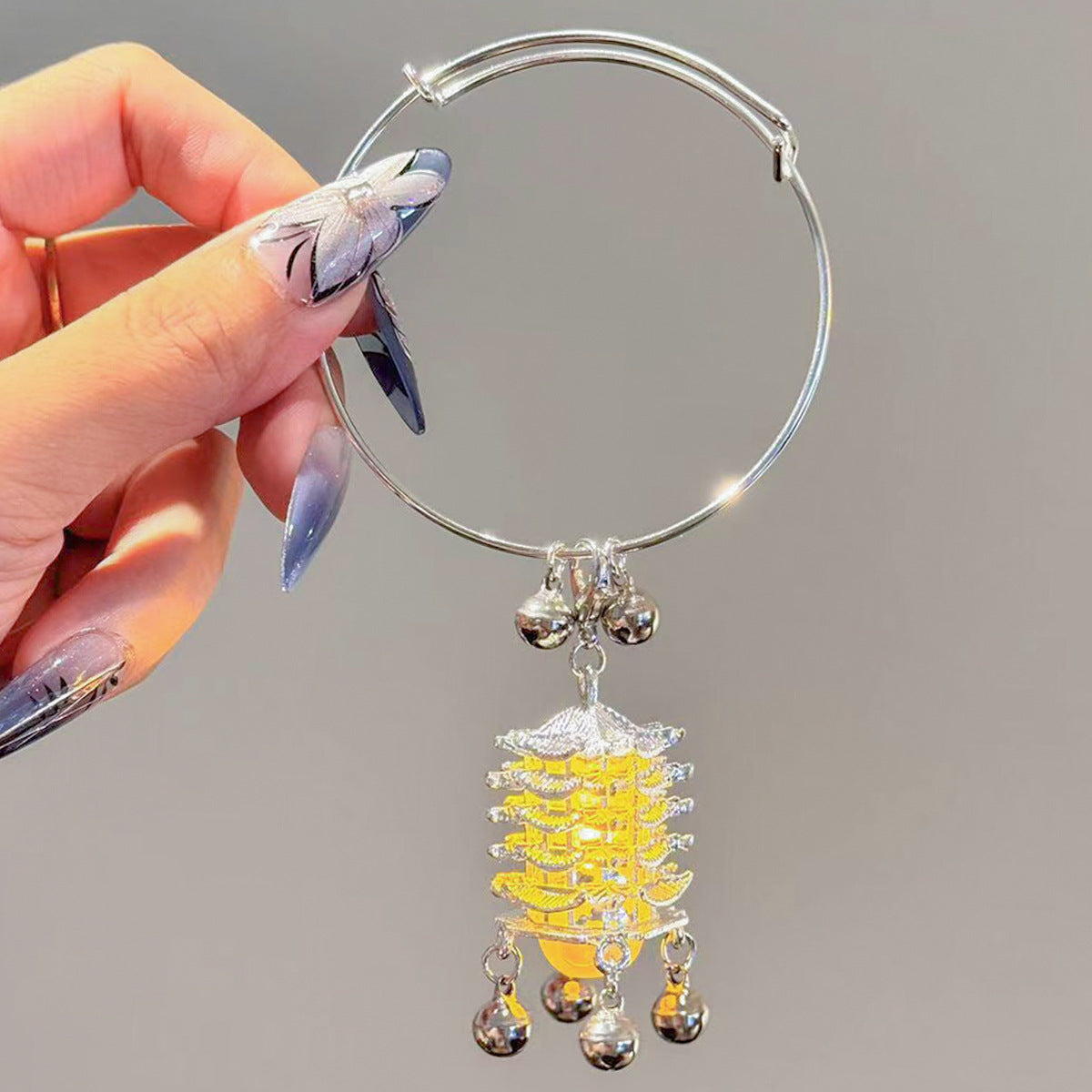 Antique Palace Bell Metal Han Chinese Clothing Night Market High-grade Bracelets