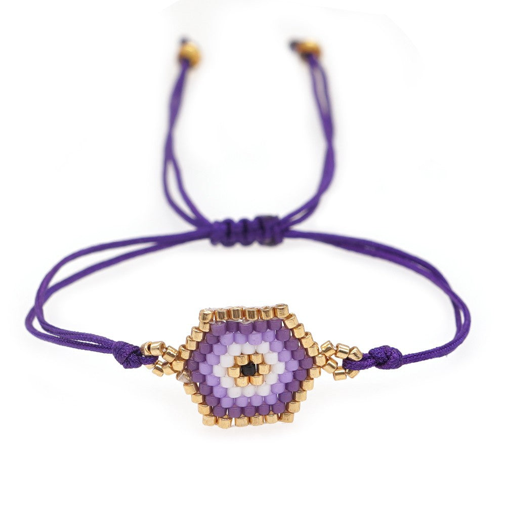 Bohemian Style Colorful Small Bead Beads Light Luxury Bracelet