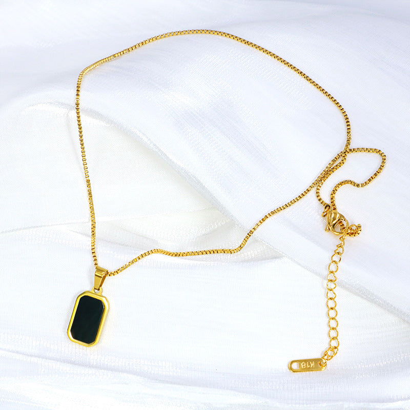 Double-sided Female Light Luxury Minority High Necklace