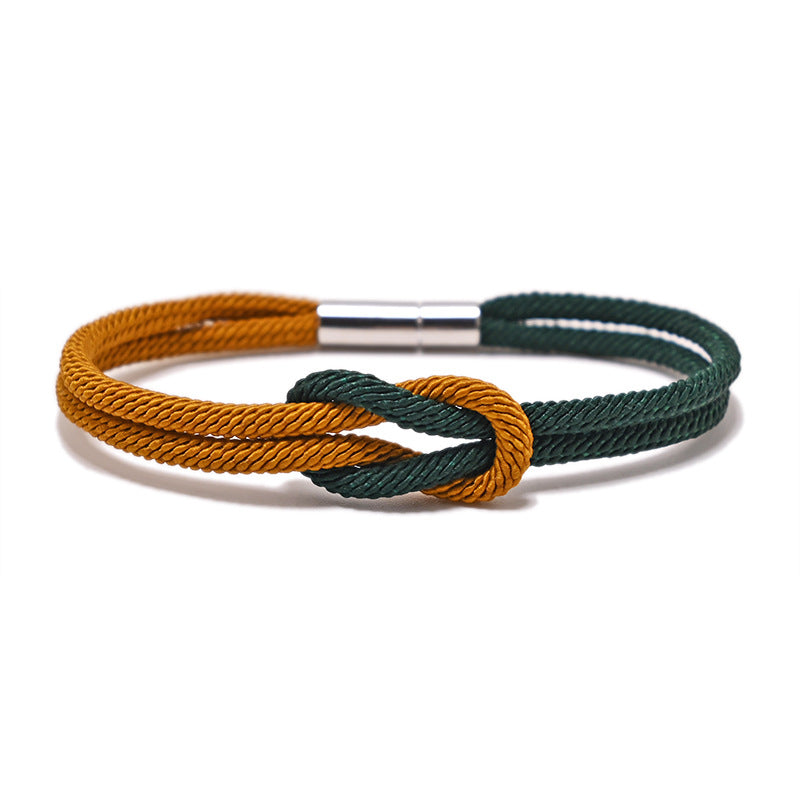 Zhang Support Color Truelove Knot Milan Rope Carrying Strap Bracelet
