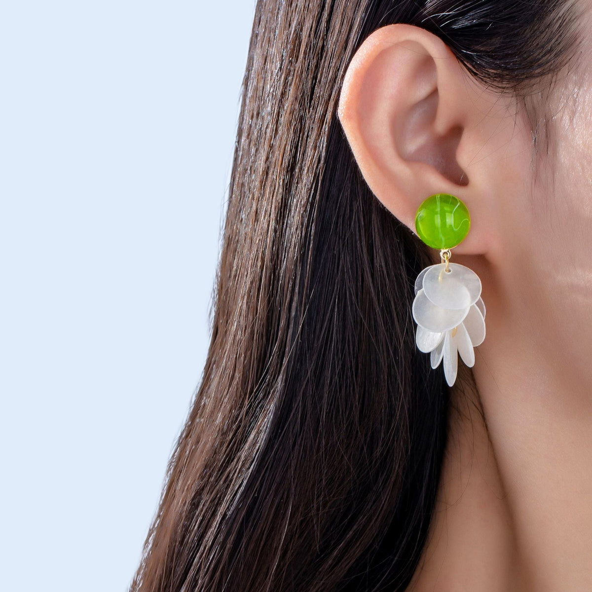 Fresh Shell Auricular Needle High Sense Design Mosquito Ear Clip