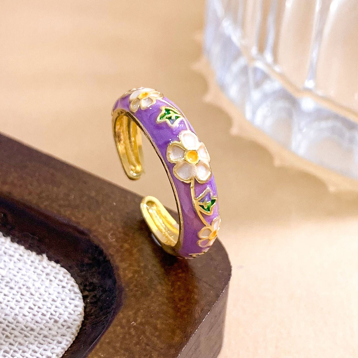 Flower Elegance Retro Fashion Design Sense Exquisite Rings