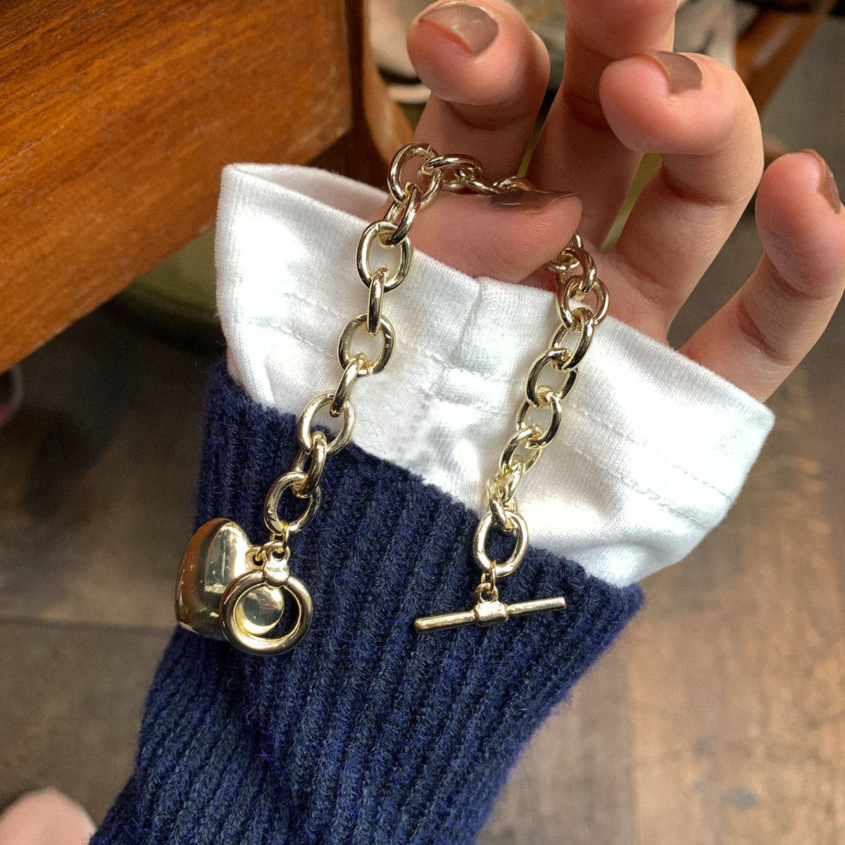 Simple Heart Female Fashion Personality Shape Bracelet