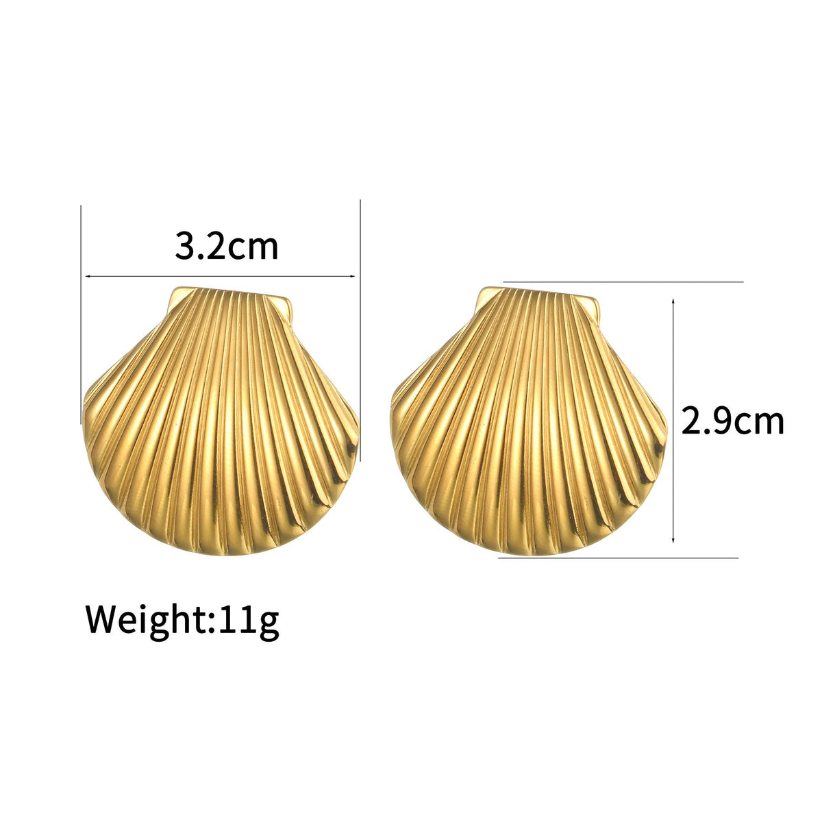 Women's Fashion Trend Stainless Steel Starfish Pearl Opening Exaggerated Design Rings