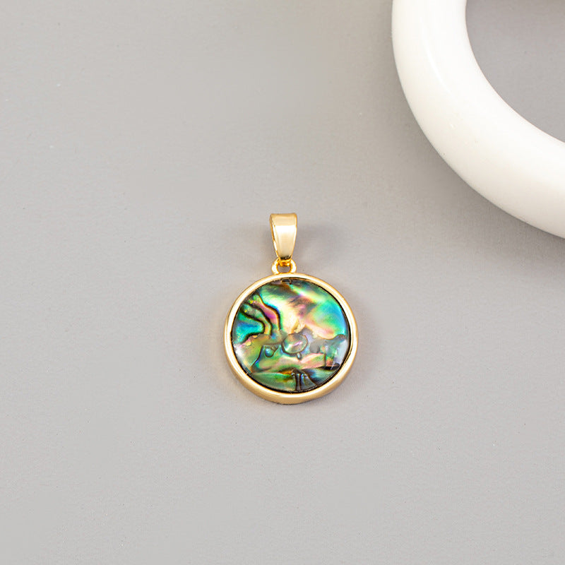 Color Retaining Fritillary Baroque Colorful Clover Pendant