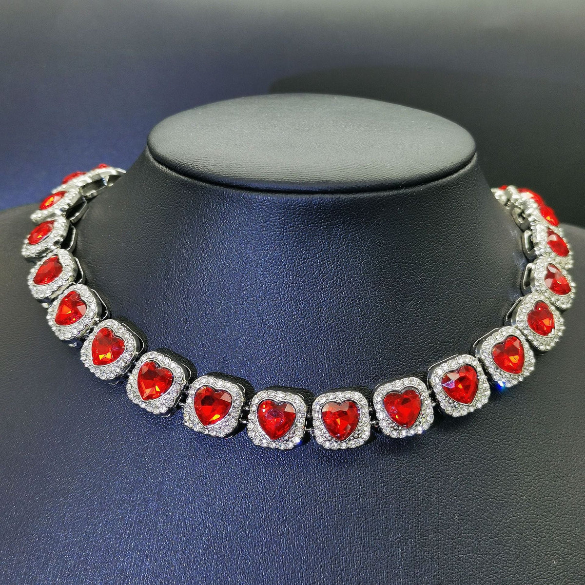 Women's & Men's Hipster Cuban Link Chain Diamond Love Necklaces