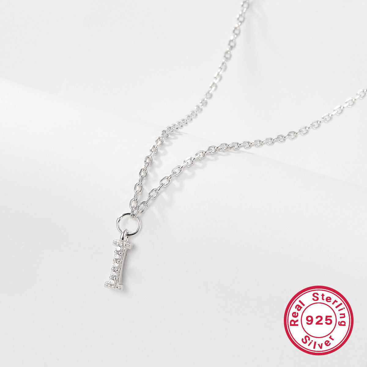Women's Sier Minority Simple Clavicle Chain Beaded Necklaces