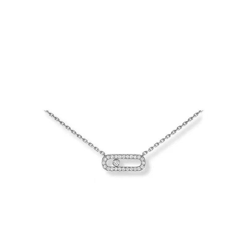 Women's High-grade Style Full-jeweled Elegant Trendy Geometric Jewelry Set