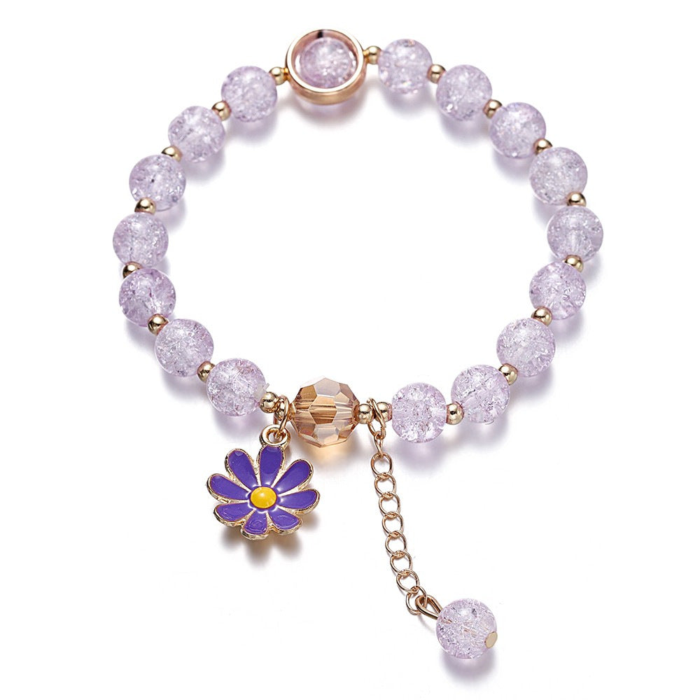 Women's Little Daisy Hot Flower High-grade Crystal Bracelet
