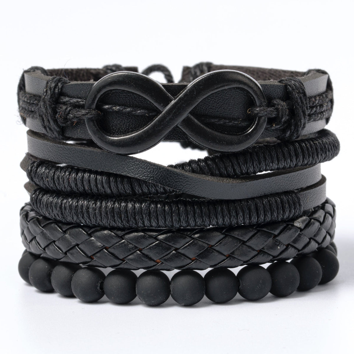 Retro Alloy Leather Fashionable Ethnic Style Wax Bracelets