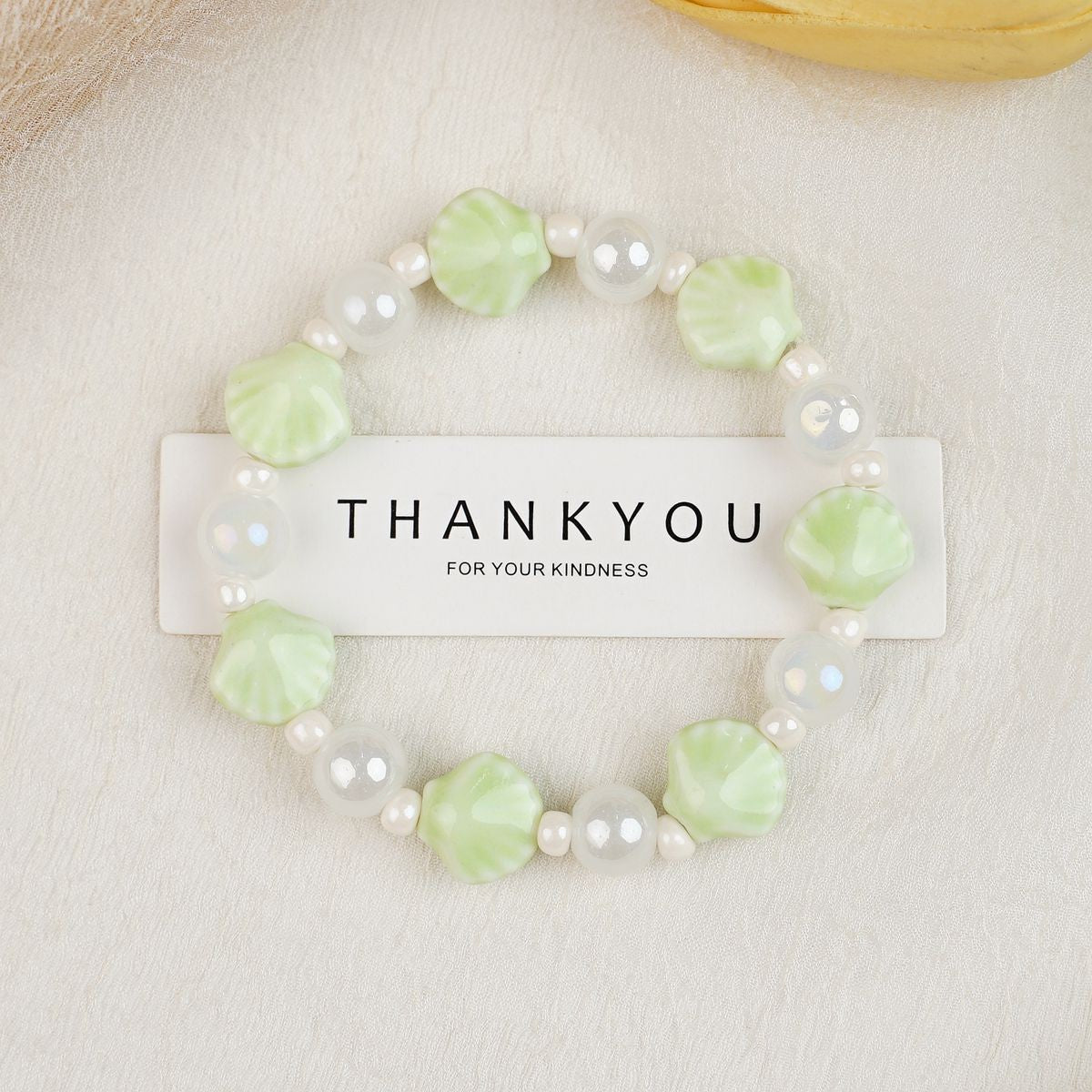 Ceramic Painted Pottery Beads Female Literary Bracelet