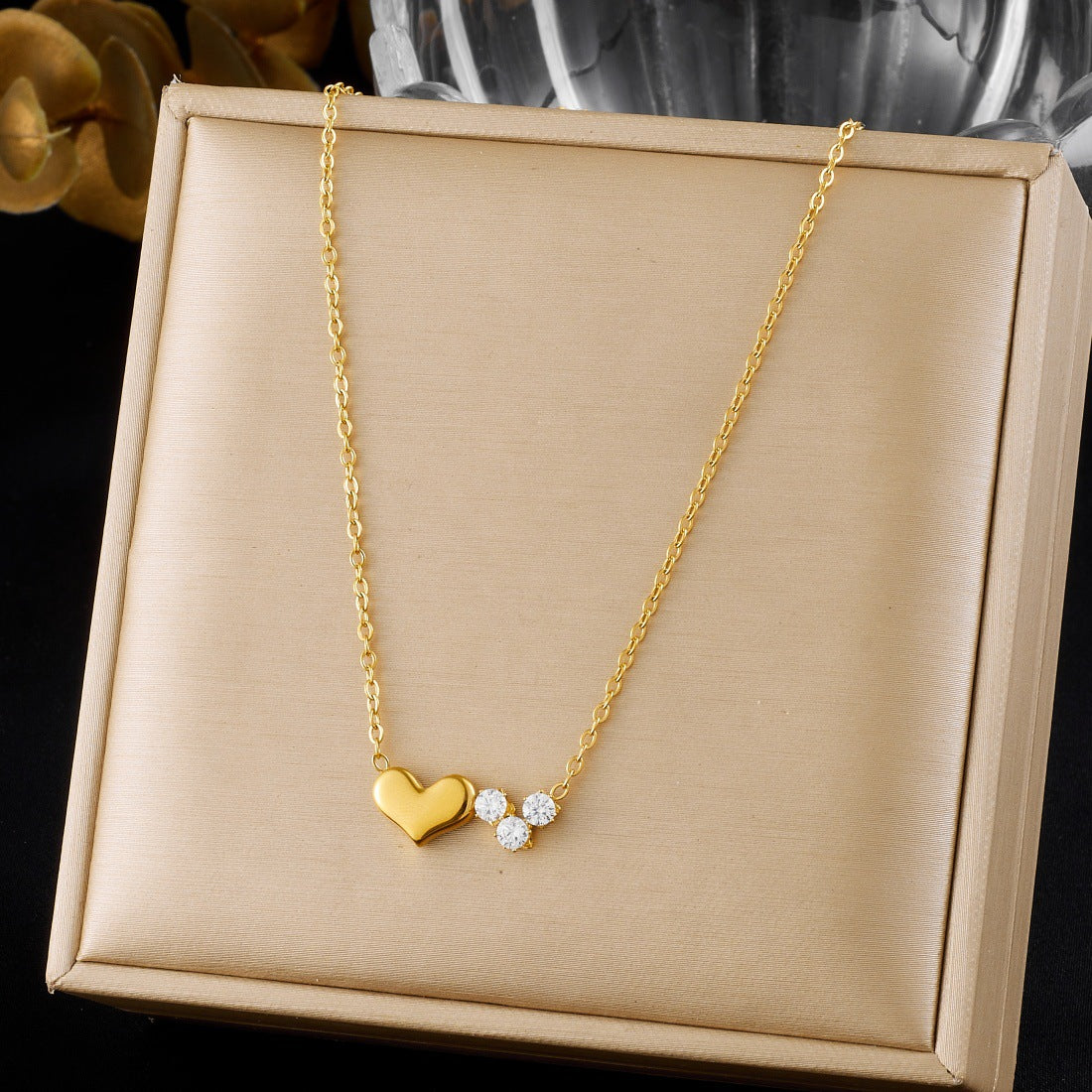 Female Temperament Light Luxury High-grade Zircon Necklace