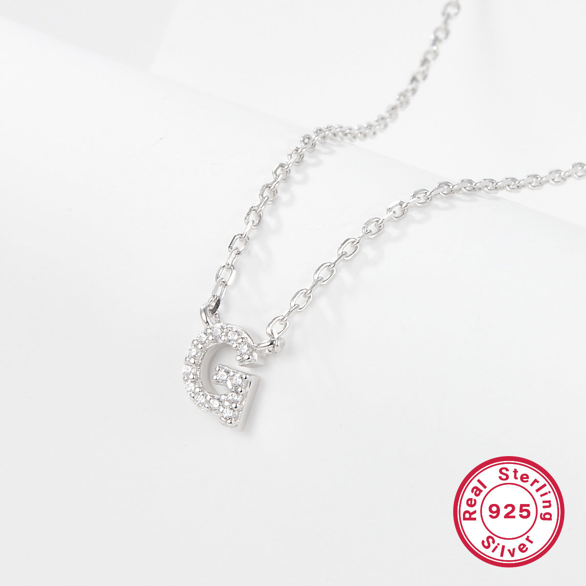 Women's Sier Minority Simple Clavicle Chain Beaded Necklaces