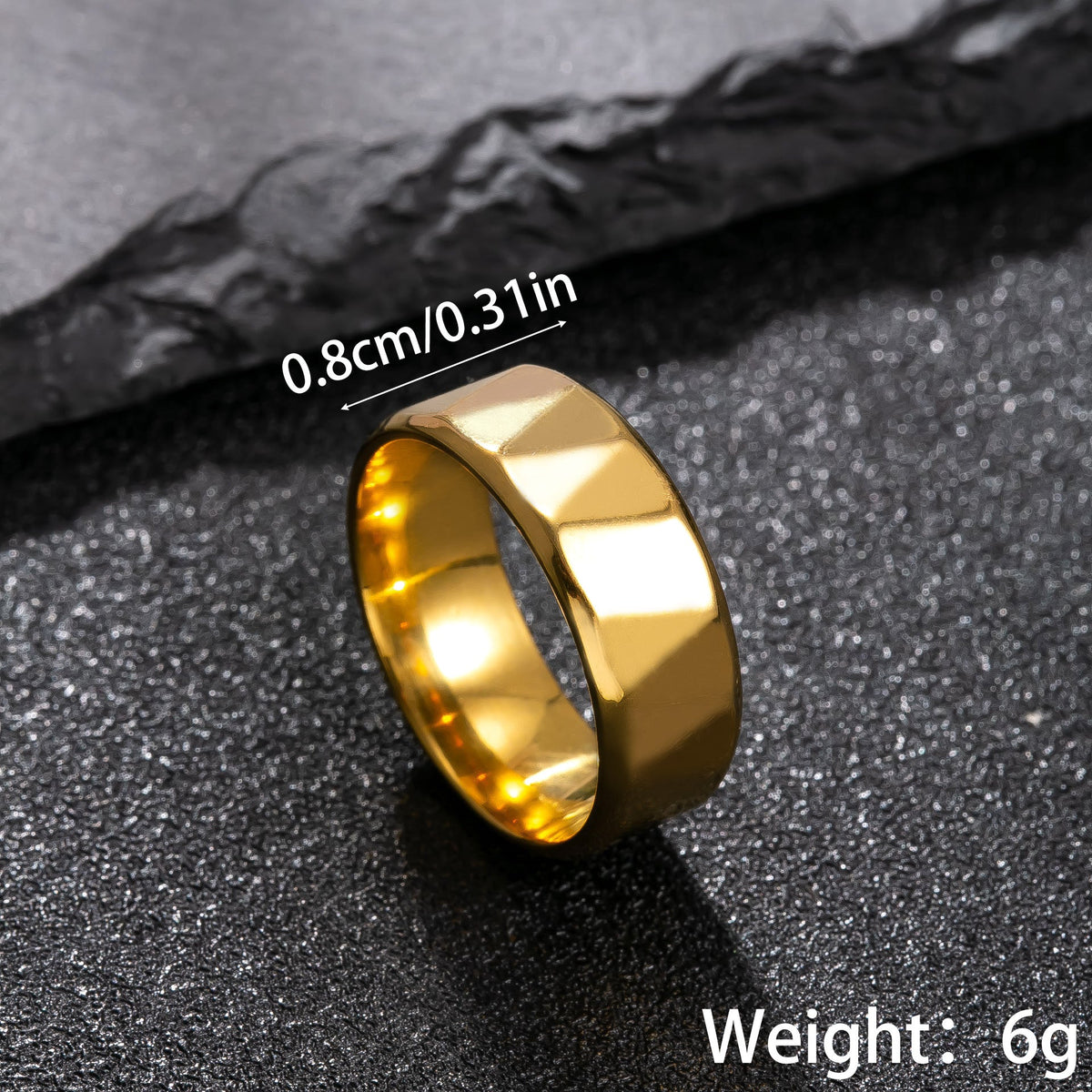 Men's Titanium Steel Trendy Fashion Casting Love Owl Rings