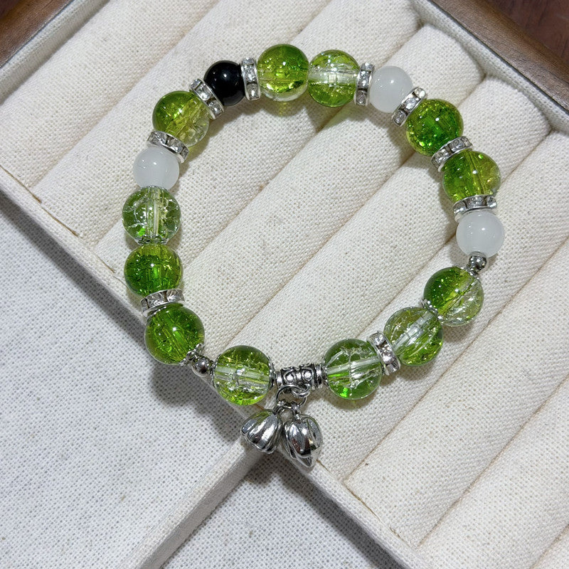 National Fashion Lucky Fortune Pony Life Niche Retro Couple Cinnabar Bracelet